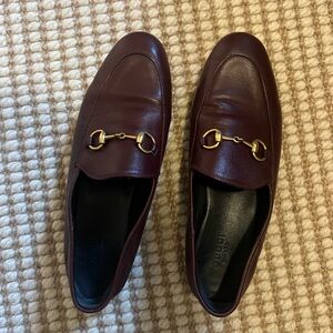 Like new Gucci Jordaan Loafers Red